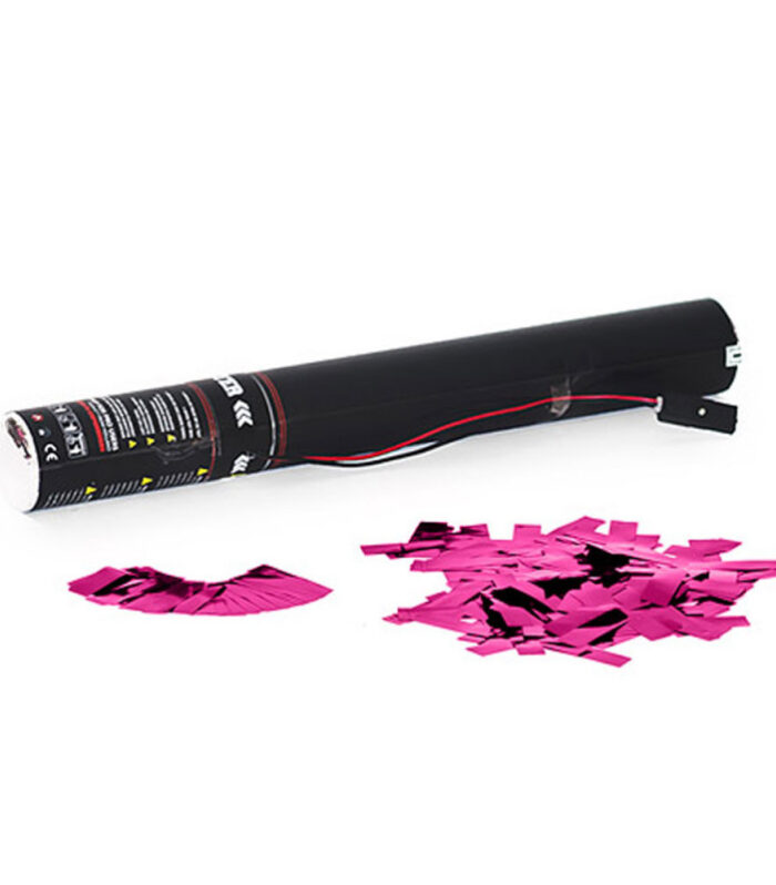 TCM FX - Elektromos Konfetti Ágyú 50cm - Rózsaszín Metallic